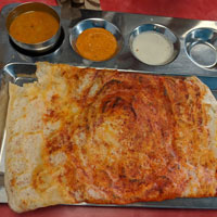 Dosa Paratha Indian Cuisine