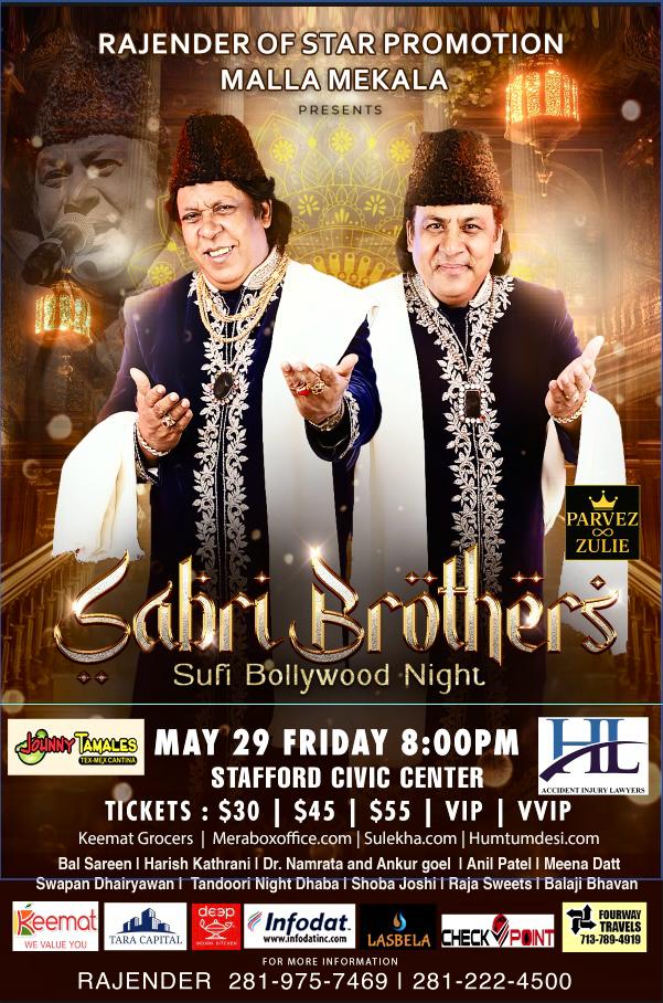 Sabri Brothers Sufi Bollywood Nights